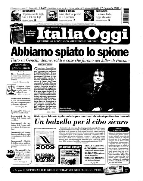 Italia oggi : quotidiano di economia finanza e politica